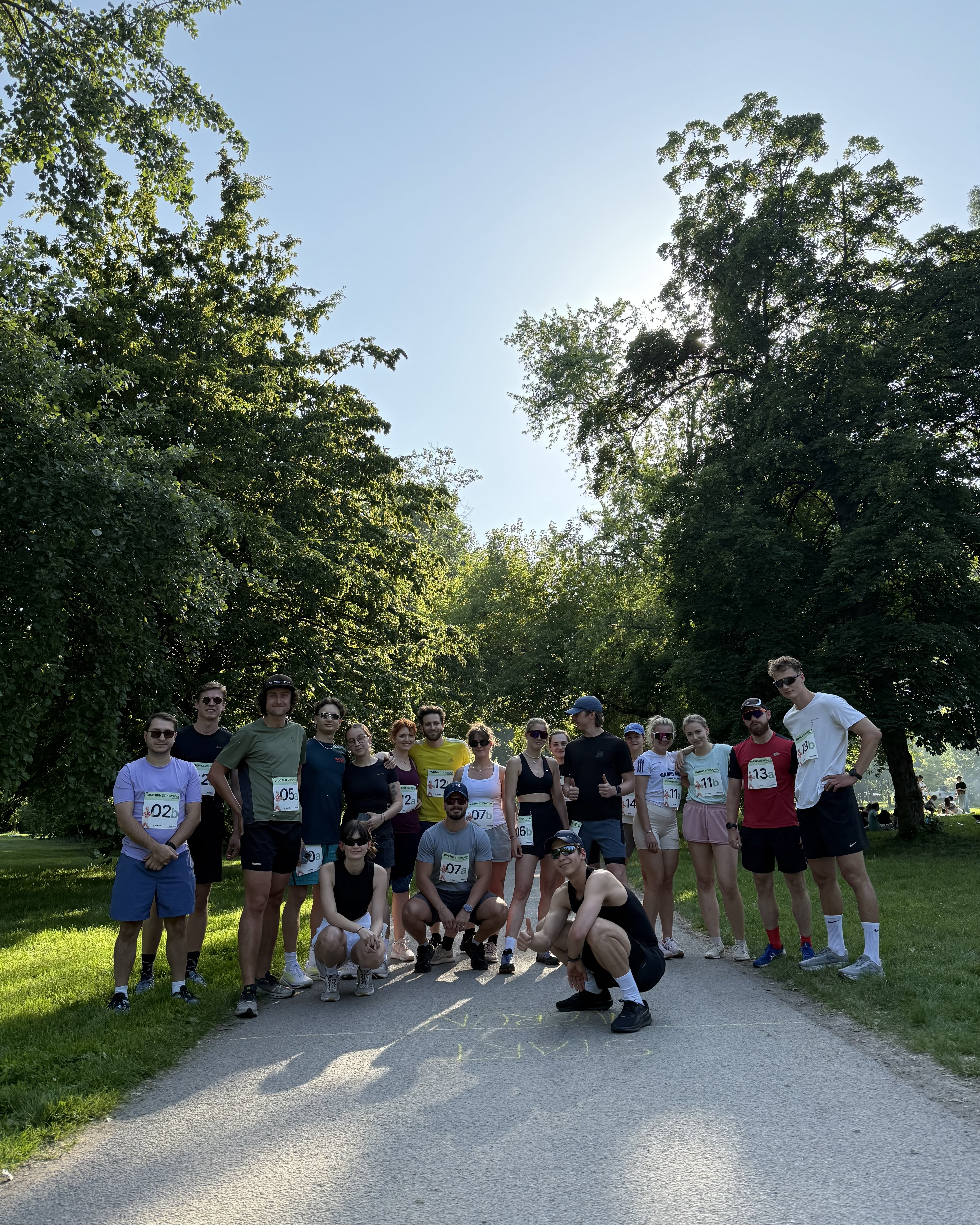 Pivorun 2025 — účastníci závodu ve Stromovce